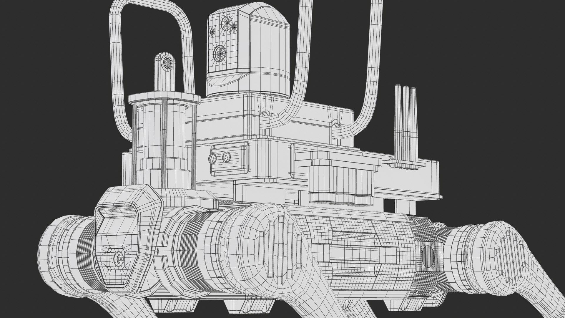 Unmanned Firefighters Robots Unitree B2 Package PBR 3D model https://p.turbosquid.com/ts-thumb/hP/6c0aeO/R7/screenshot024_wire/png/1768055977/1920x1080/fit_q87/de160f33e15b6442a12dbd74c36f1c2b3a0c6dd7/screenshot024_wire.jpg