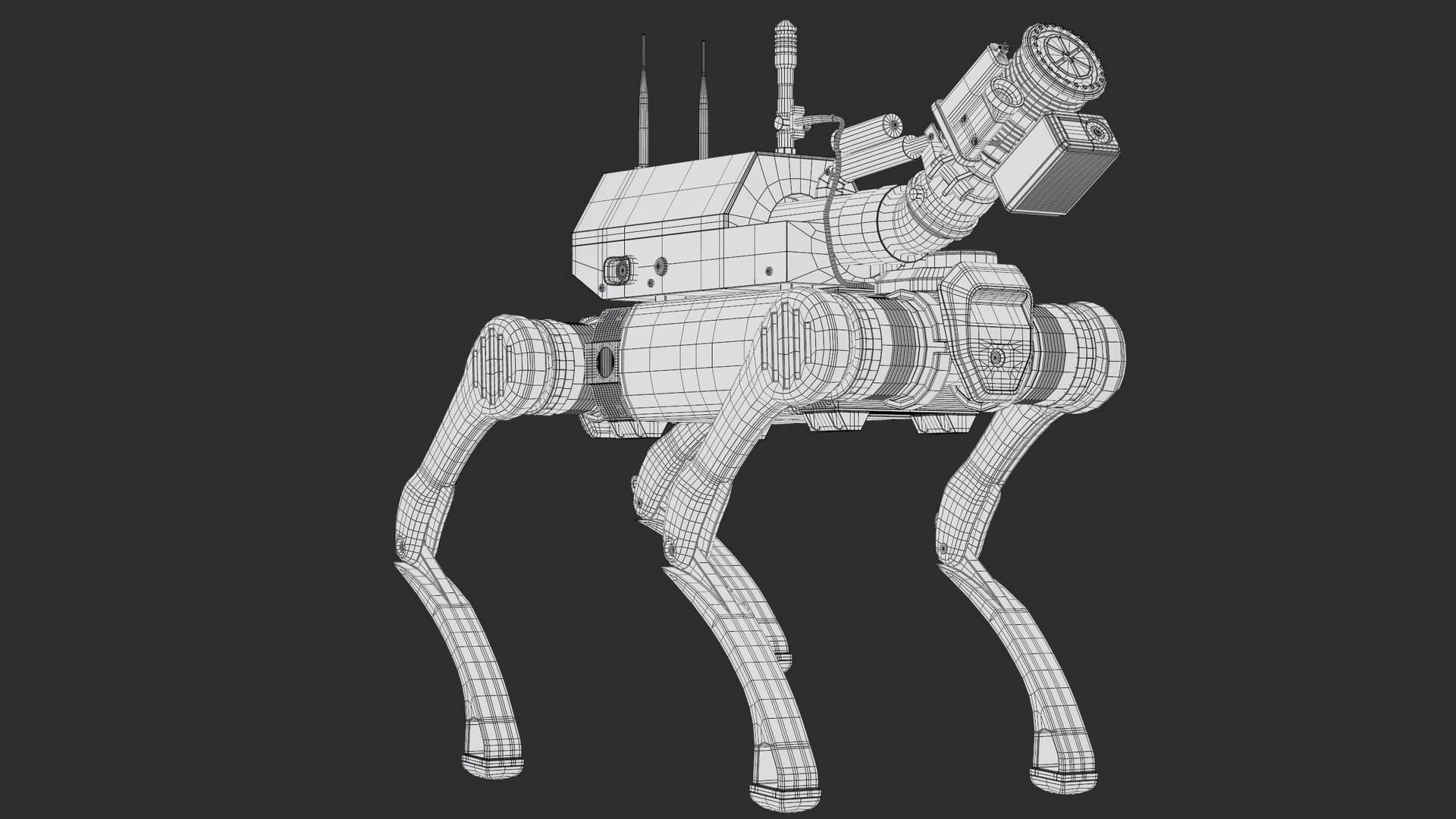 Unmanned Firefighters Robots Unitree B2 Package PBR 3D model https://p.turbosquid.com/ts-thumb/hP/6c0aeO/ck/wire_screenshot006/png/1768055344/1920x1080/fit_q87/7e905b5a9d6cd4c15a359490e4e5f71422ff2165/wire_screenshot006.jpg