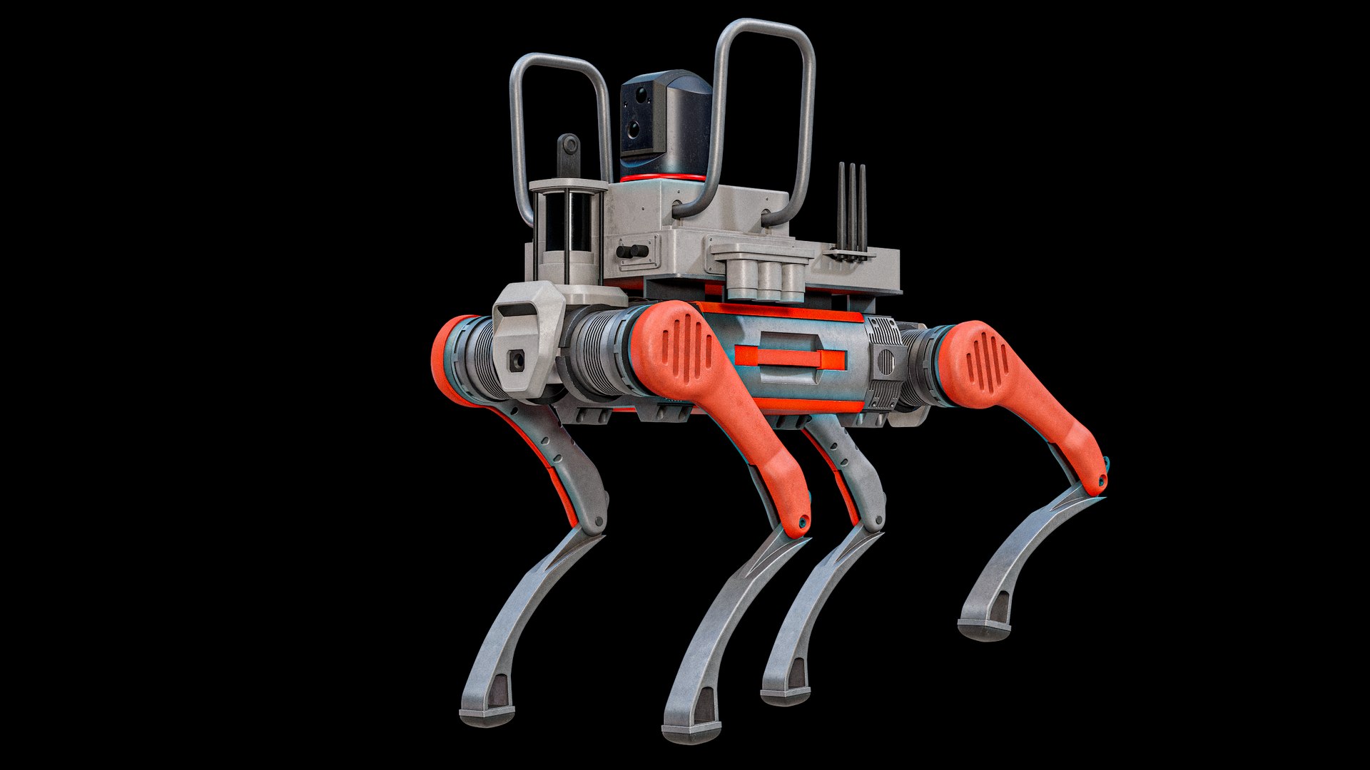 Unmanned Firefighters Robots Unitree B2 Package PBR 3D model https://p.turbosquid.com/ts-thumb/hP/6c0aeO/dI/r_viewport_003/png/1768055757/1920x1080/fit_q87/681d0085b869289d870751b6569f666e0910fd1f/r_viewport_003.jpg