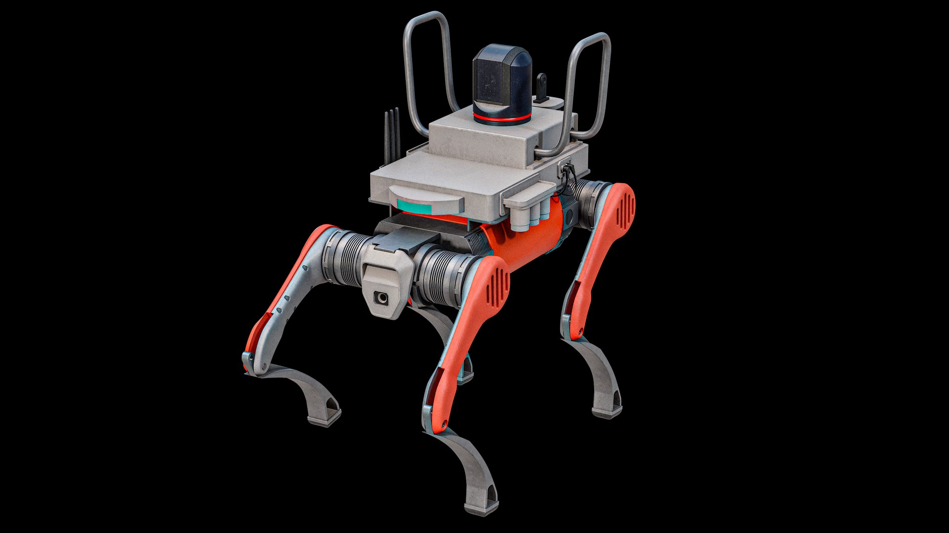 Unmanned Firefighters Robots Unitree B2 Package PBR 3D model https://p.turbosquid.com/ts-thumb/hP/6c0aeO/oS/r_viewport_012/png/1768055785/1920x1080/fit_q87/830a8ec3d9a0c73774109a2a9bc20c6cd5661fbf/r_viewport_012.jpg