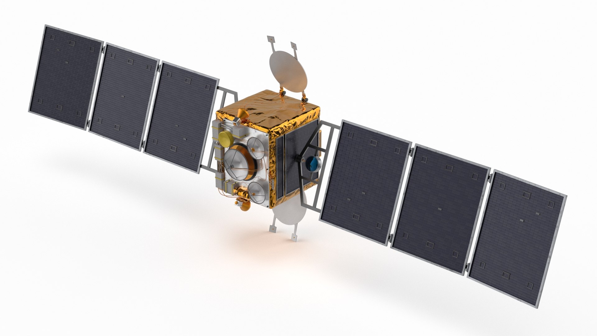 INSAT 3B Satellite 3D model preview