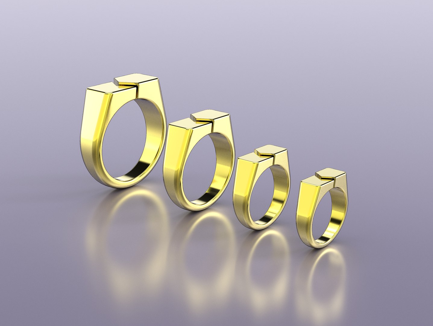 Parametric Signet Ring 3D Model - TurboSquid 1624330