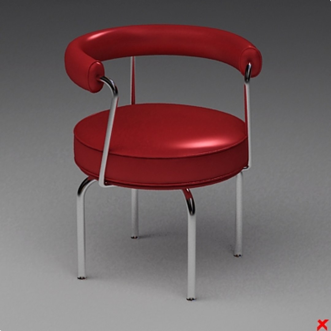 3d chair stool model