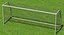 soccer goal 3d model