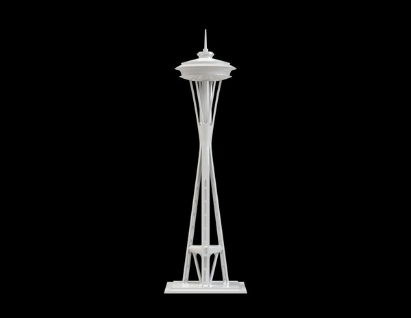 Skyscraper seattle restaurant model - TurboSquid 1402169