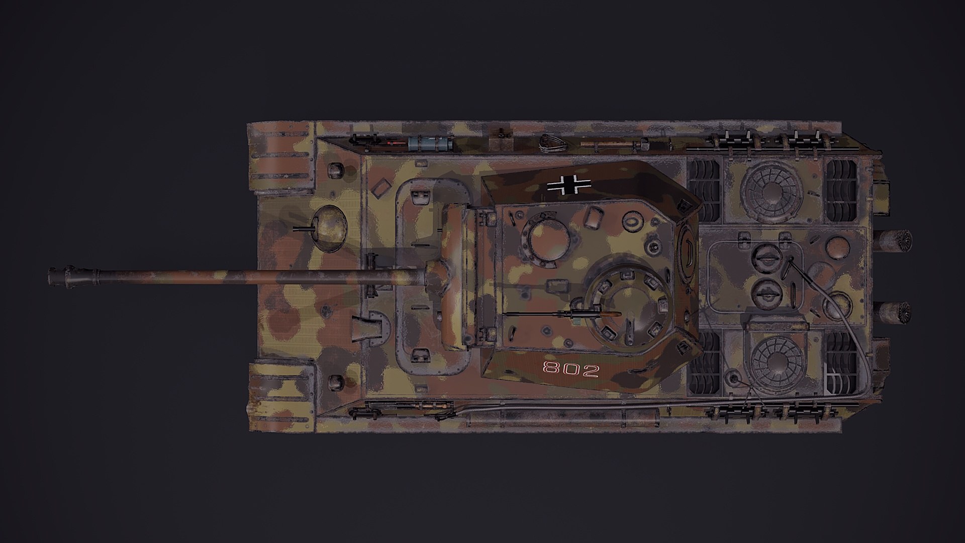 3D PZV Panther Tank Model - TurboSquid 2531583