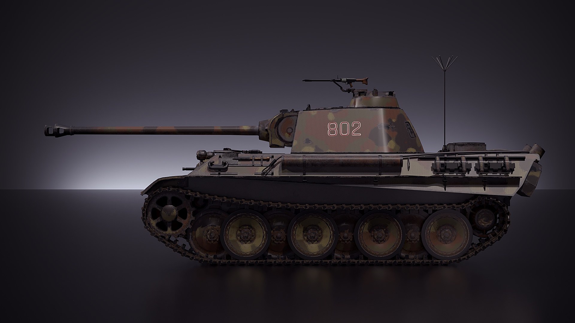 3D PZV Panther Tank Model - TurboSquid 2531583