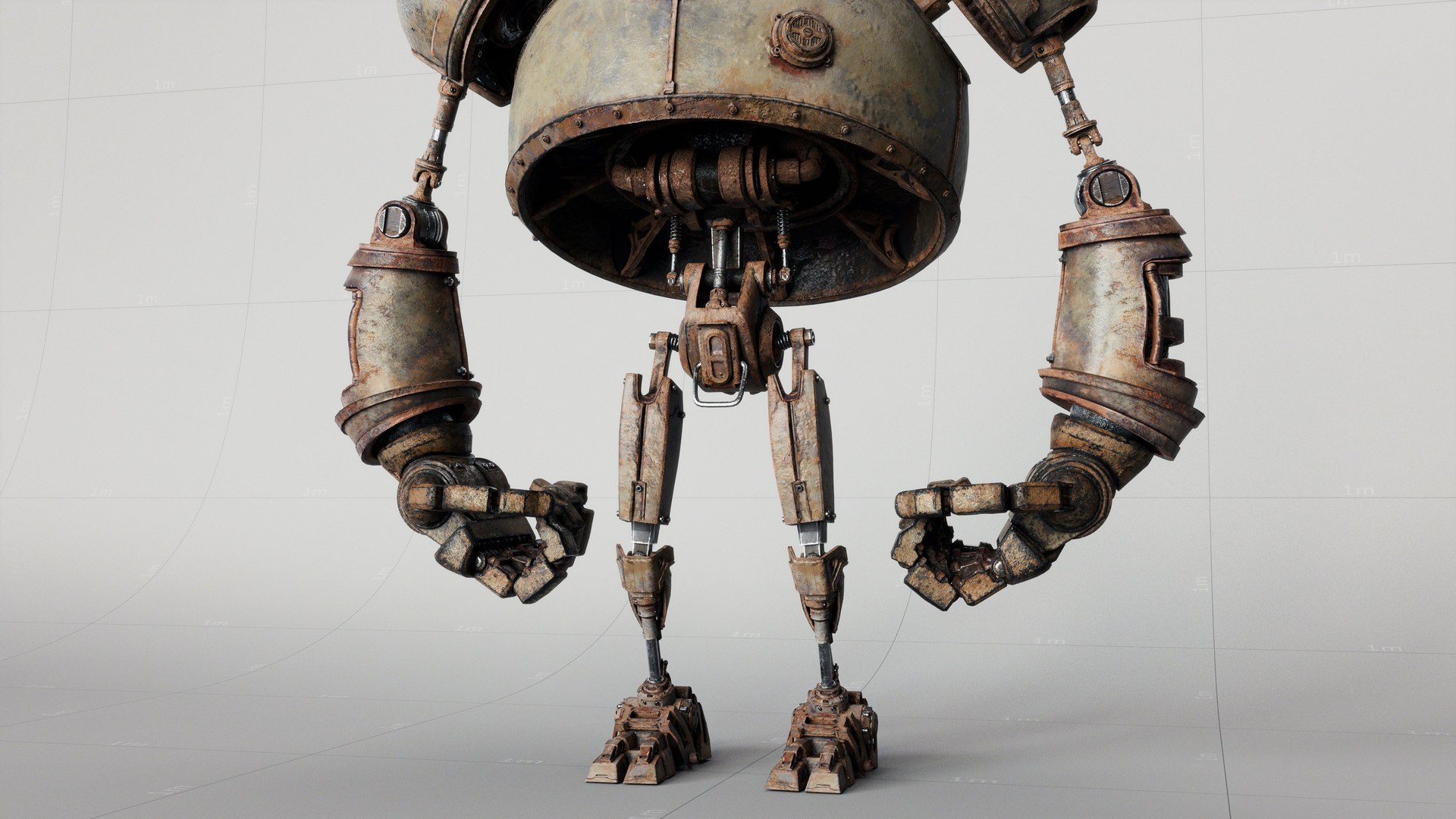 Robot Fighter Model - TurboSquid 2172936