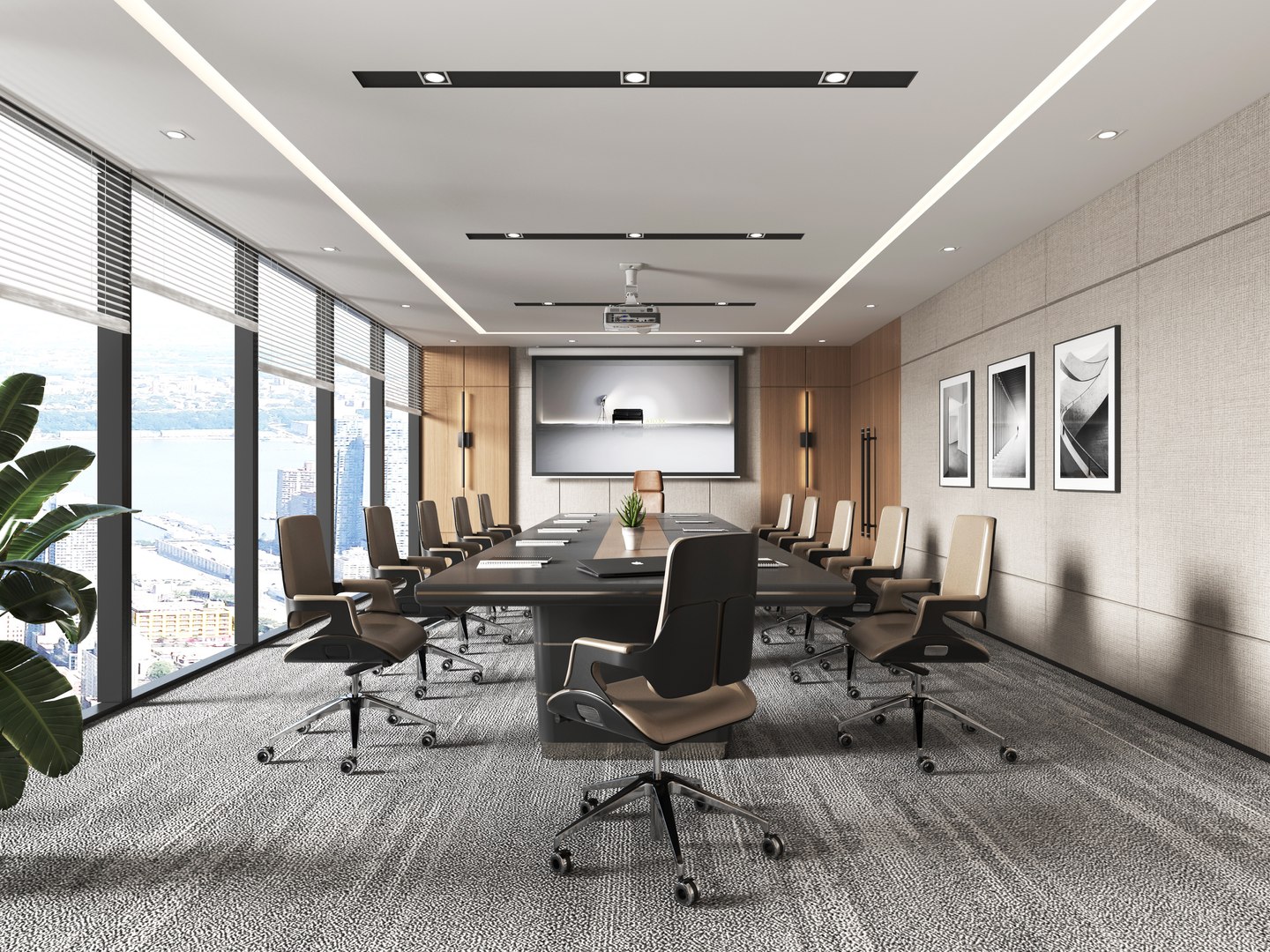 3D Conference Room - TurboSquid 1963457