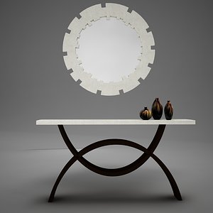 dining room buffet table 3D model