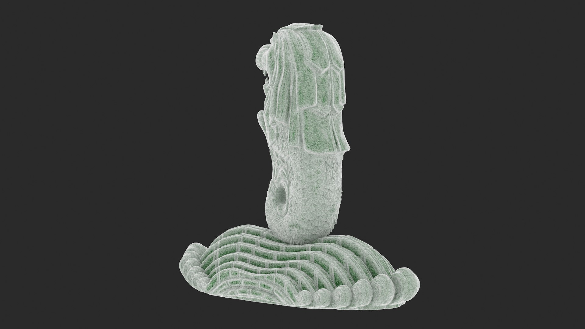 Merlion Statue 3D Print 3D model - TurboSquid 1760560