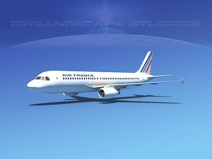 3d model a320 airbus