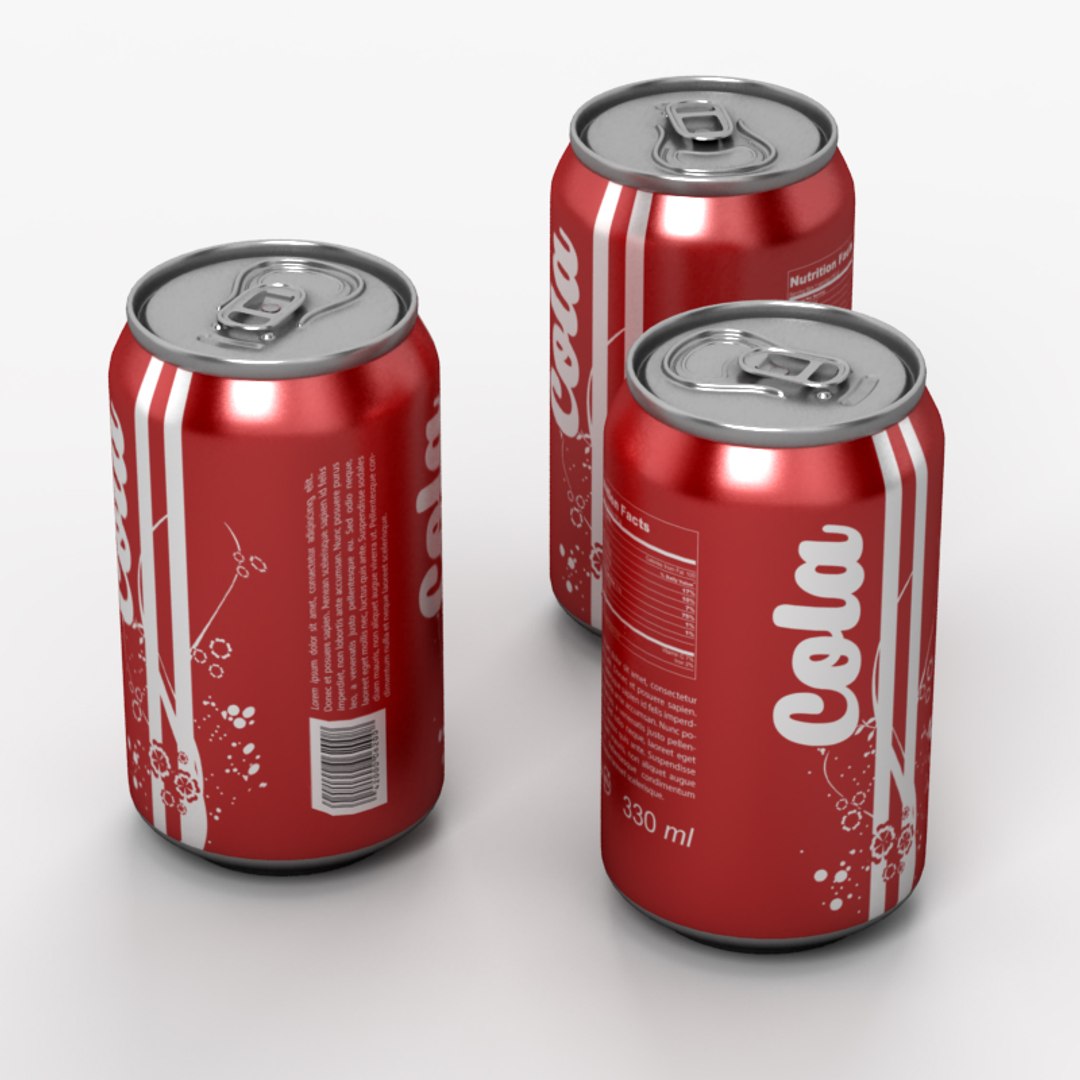 3d soda model