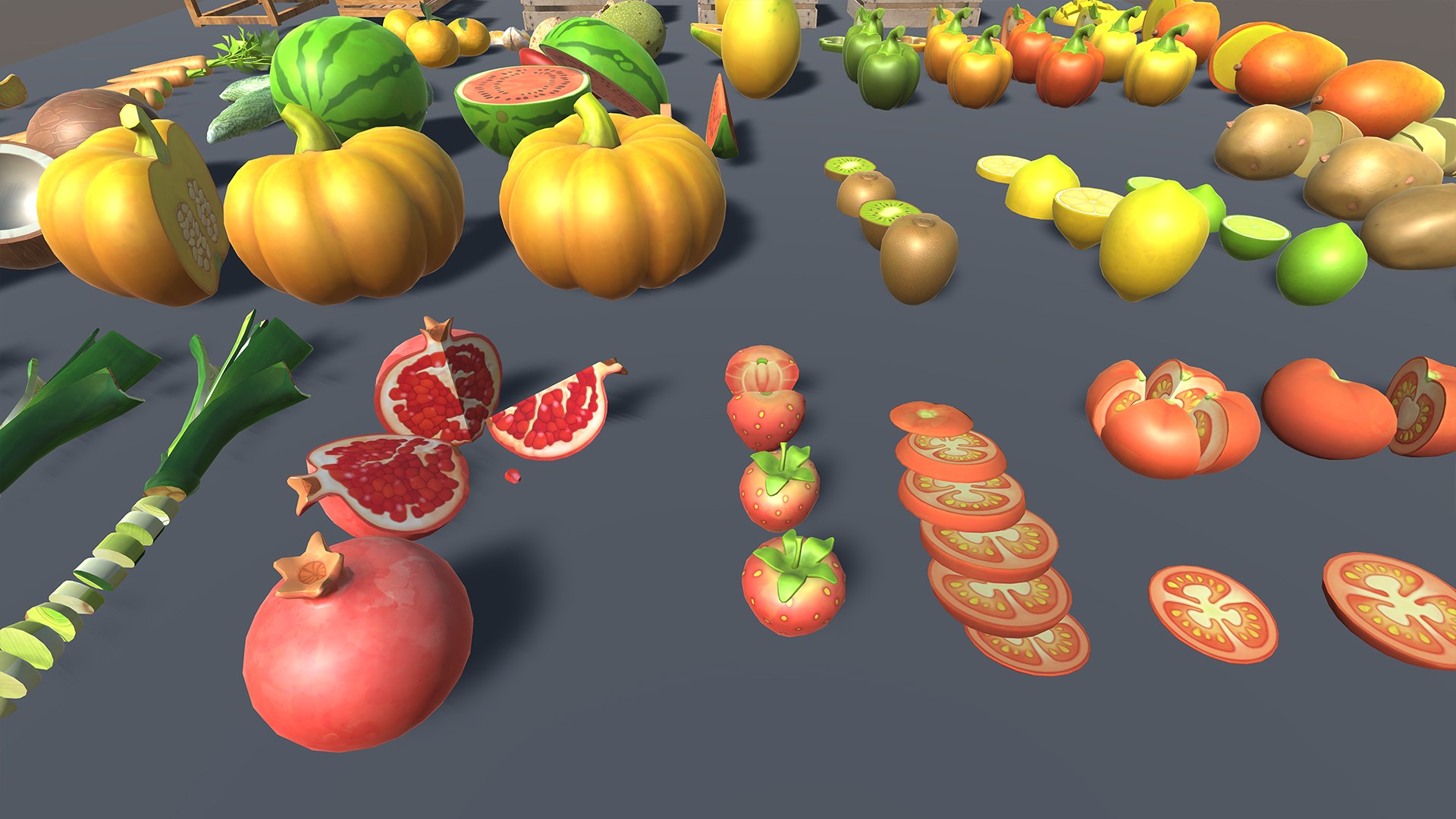 Fruits and Vegetables 3D Asset Pack with Wooden Crates  Game Ready Food Props 3D model https://p.turbosquid.com/ts-thumb/hP/cZOVGb/5X/10/jpg/1788699268/1920x1080/fit_q87/40799eb5f7d3534e34d8ecc46e455748400f8299/10.jpg