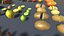 3D-Asset-Paket mit Obst und Gemüse, inklusive Holzkisten und spielfertigen Lebensmittel-Requisiten