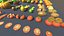 3D-Asset-Paket mit Obst und Gemüse, inklusive Holzkisten und spielfertigen Lebensmittel-Requisiten