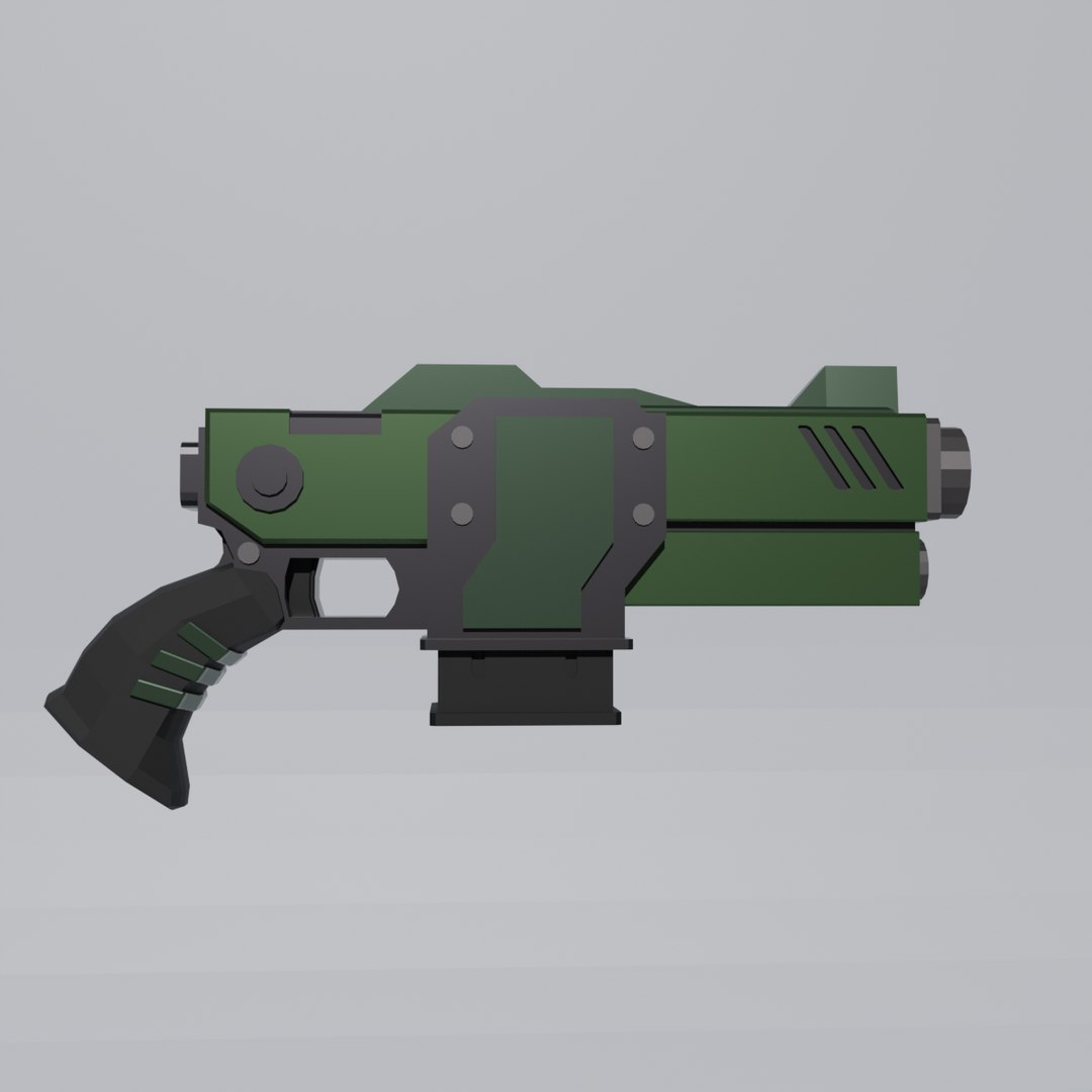 3d Warhammer 40k Autopistol Reaper Model - Turbosquid 2203018