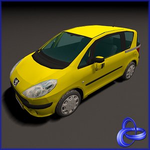 3d peugeot 1007