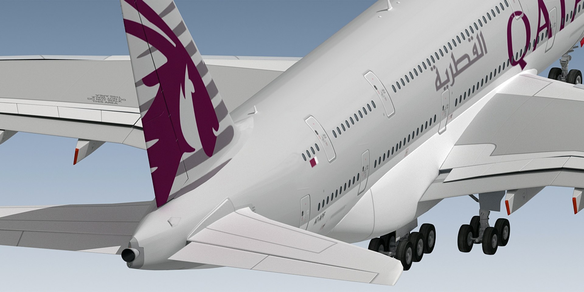 ☆Qatar Airways A380-800　ノーマル塗装 ☆Qatar Airways A380-800 ノーマル塗装 - メルカリ