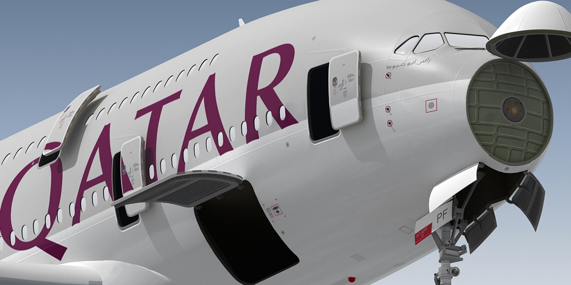 ☆Qatar Airways A380-800　ノーマル塗装 Qatar Airways A380-800 ノーマル塗装 ☆Qatar Airways A380-800