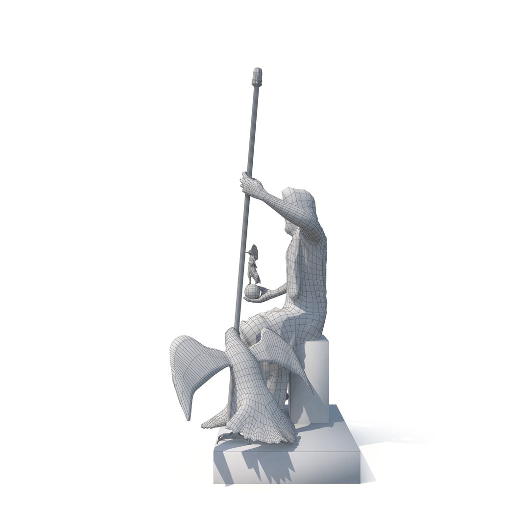 Statue Zeus 3D Model - TurboSquid 1306182