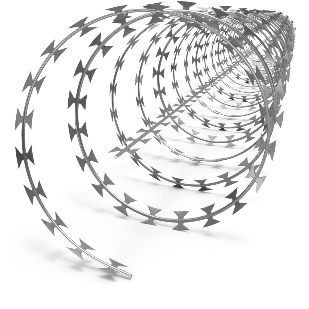 3D Adaptable Razor Wire - TurboSquid 2337116