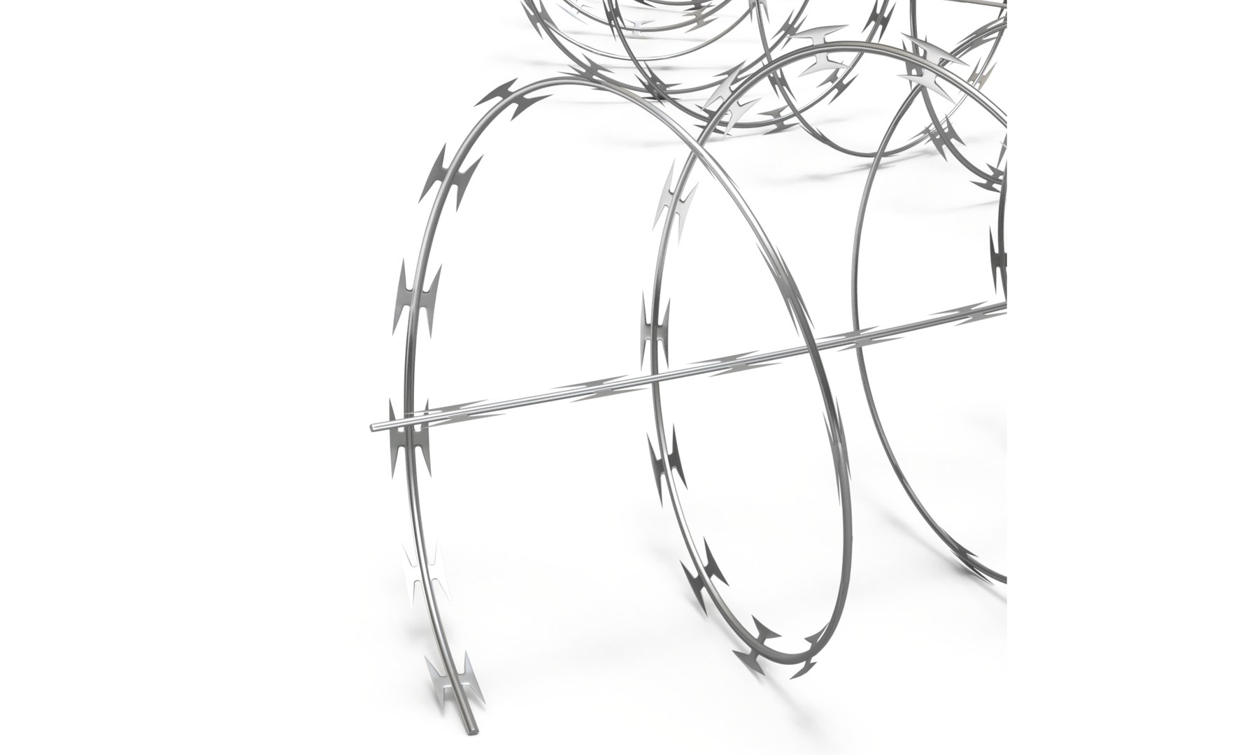 3D Adaptable Razor Wire - TurboSquid 2337116