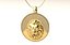 Löwenmedaillon-Anhänger mit Pavé-Diamantbögen 018