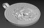 Löwenmedaillon-Anhänger mit Pavé-Diamantbögen 018