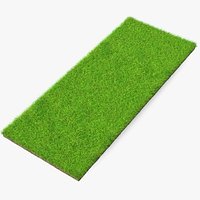 Lawn Turf Roll Unfolded Fur