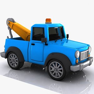 Cartoon Tow Truck