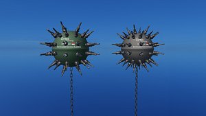 3D Sea Mines Cyraxz Technology Anti Invasion Extreme Explosive