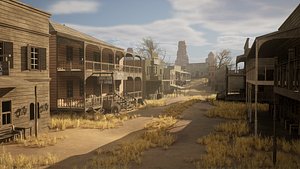 The Wild West - American Western Town Environment - Unreal Engine 3D