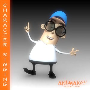 3d blinkin character rigging