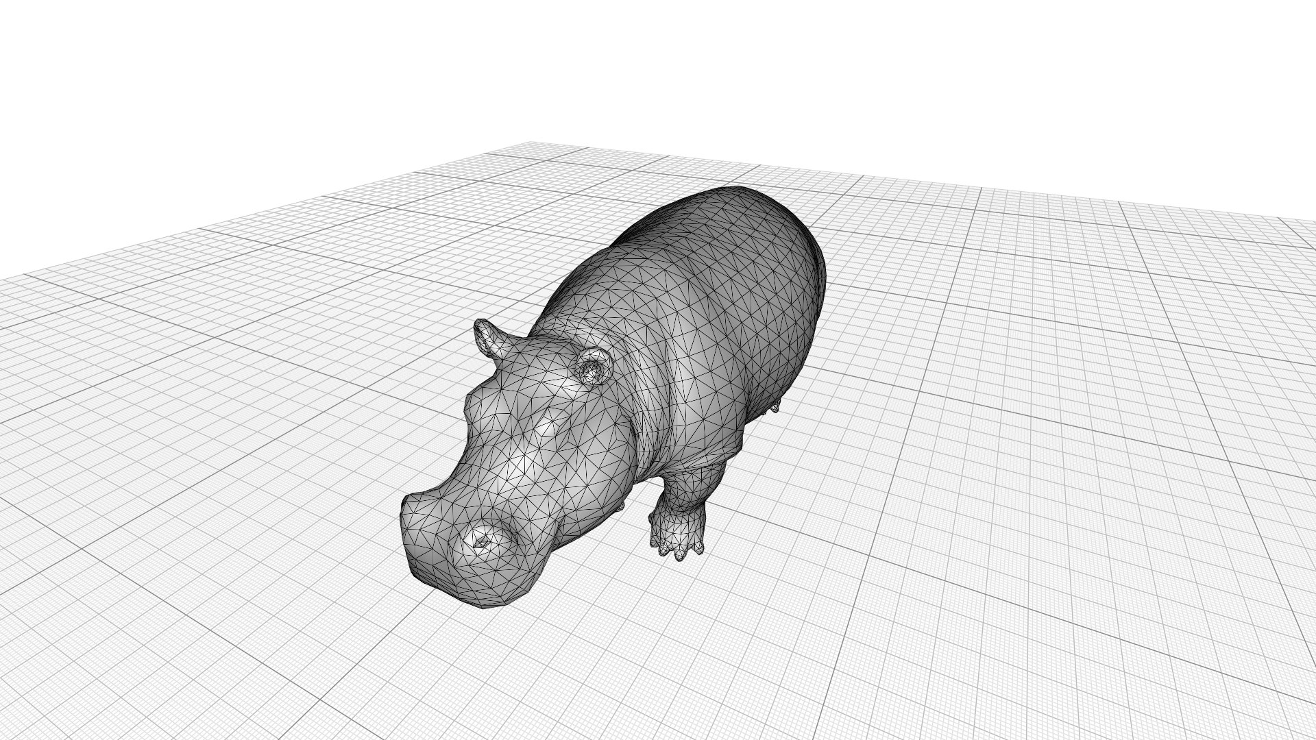 3D 3D Hippo Realistic Model - TurboSquid 2307217