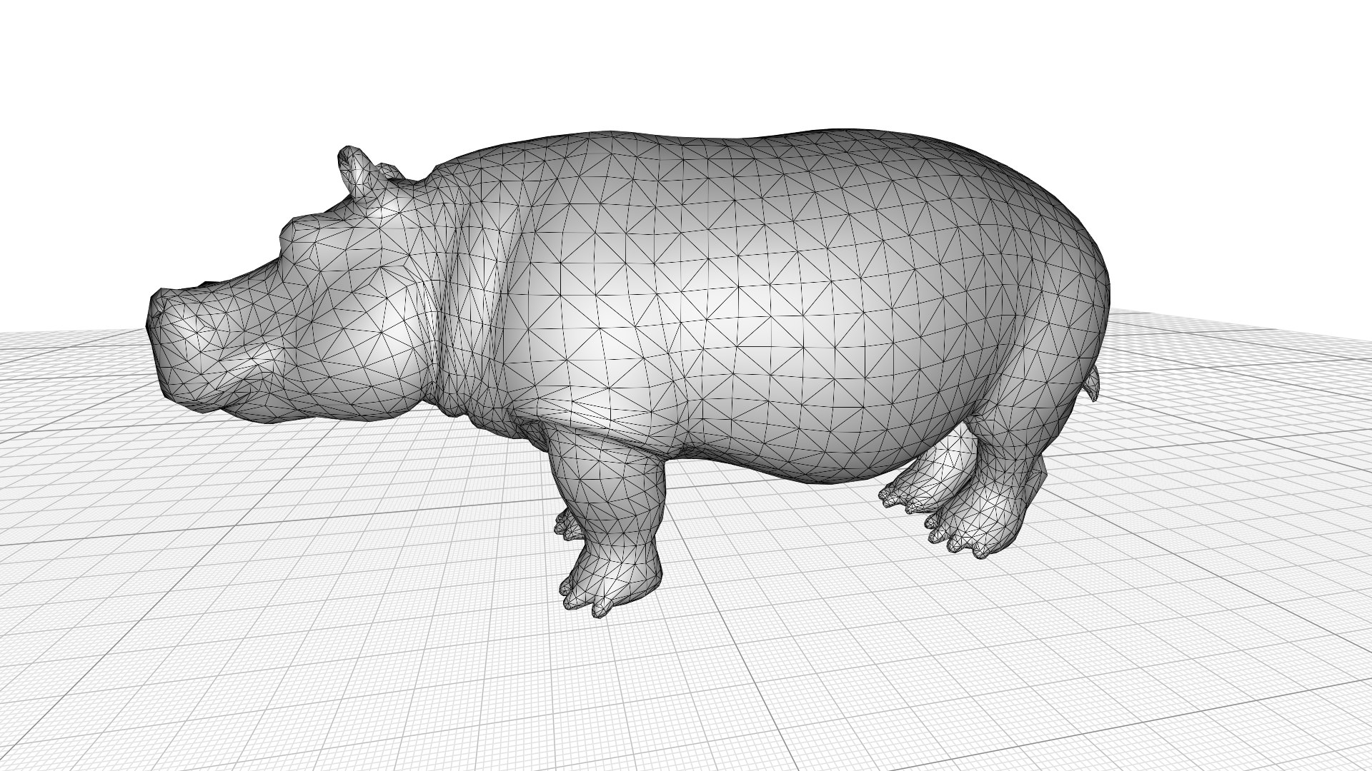 3D 3D Hippo Realistic Model - TurboSquid 2307217