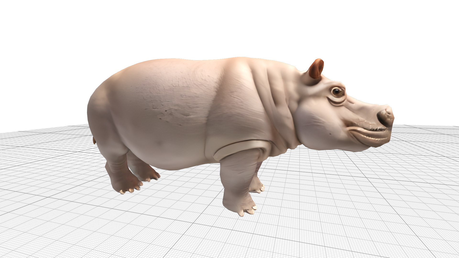 3D 3D Hippo Realistic Model - TurboSquid 2307217