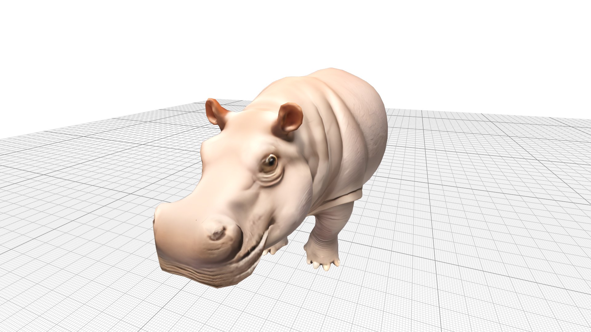 3D 3D Hippo Realistic Model - TurboSquid 2307217