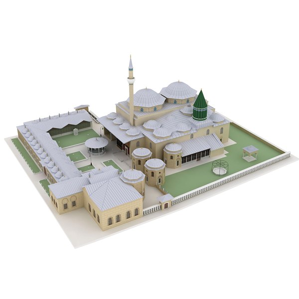 3d museum mausoleum model