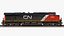 Diesel Locomotive GE ES44AC and Railcar Train Collection