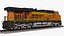 Diesel Locomotive GE ES44AC and Railcar Train Collection