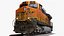 Diesel Locomotive GE ES44AC and Railcar Train Collection