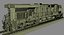 Diesel Locomotive GE ES44AC and Railcar Train Collection