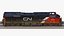 Diesel Locomotive GE ES44AC and Railcar Train Collection