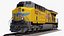 Diesel Locomotive GE ES44AC and Railcar Train Collection