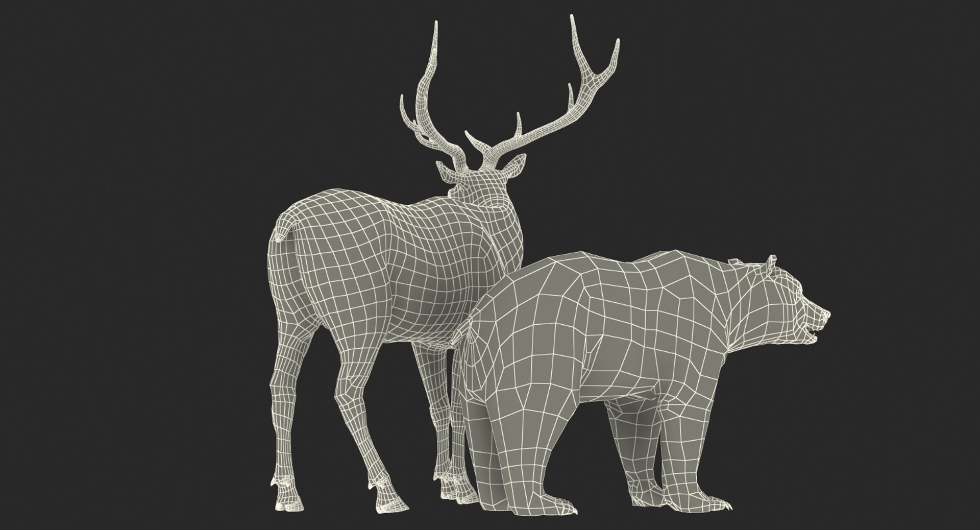 Bear Elk Model - TurboSquid 1197260