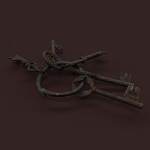 medieval keys 3D
