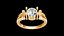 bague de fiançailles emblématique de luxe
