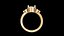 bague de fiançailles emblématique de luxe