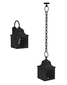 hacienda style lanterns hanging wall 3D model